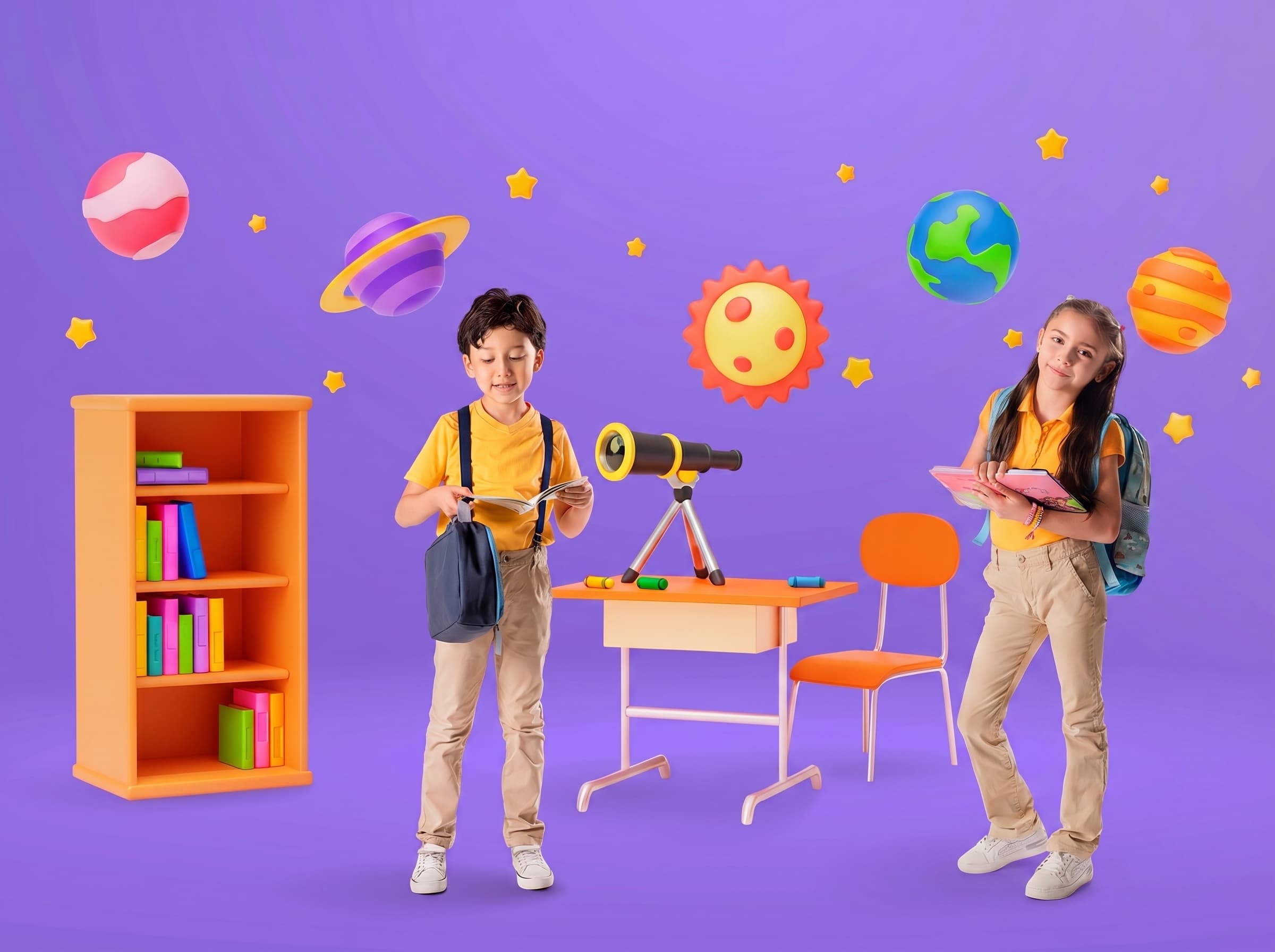 Niños Chispuditos en el aula