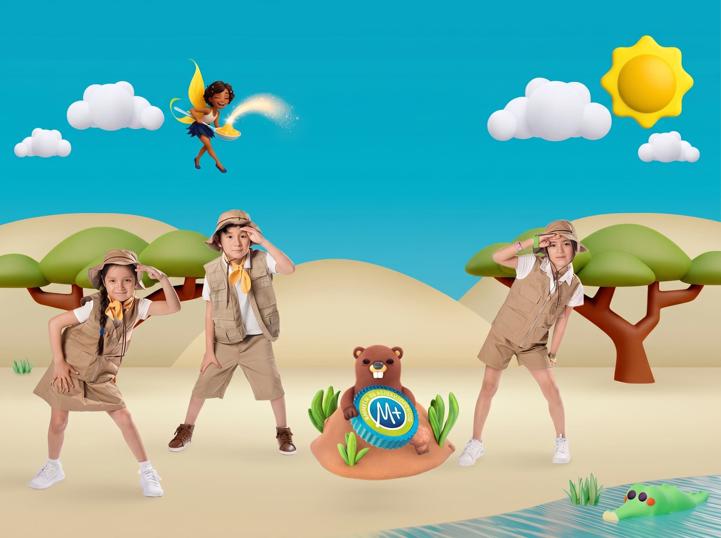Niños exploradores Chispuditos